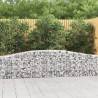 Arched Gabion Baskets 10 pcs 400x30x60/80 cm Galvanised Iron Size 400 x 30 x 60/80 cm Quantity in Package 10 