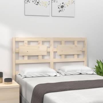 Stylish Solid Pine Bed Headboard - 155.5x4x100 cm