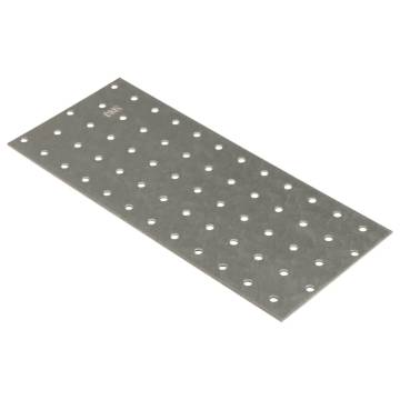 Perforated Plates - 20 pcs Galvanised Steel 240x100 mm