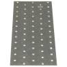 Perforated Plates - 20 pcs Galvanised Steel 240x100 mm