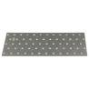 Perforated Plates - 20 pcs Galvanised Steel 240x100 mm