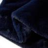 Kids' Navy Faux Fur Coat - Stylish & Warm for Ages 7-8