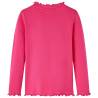 Kids' Long Sleeve T-shirt Bright Pink - Size 128 | HipoMarket