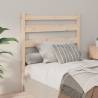 Bed Headboard 106x4x100 cm Solid Wood Pine Colour natural Size 106 x 100 cm Quantity in Package 1 