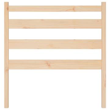 Stylish Solid Wood Pine Bed Headboard - 106x4x100 cm