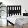 Bed Headboard Black 80.5x4x100 cm Solid Wood Pine Colour black Size 80.5 x 100 cm Quantity in Package 1 