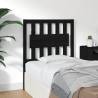 Stylish Black Bed Headboard - Solid Pine Wood - 80.5x4x100 cm