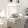 Stylish White Headboard - Solid Pine Wood 81x4x100 cm