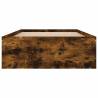 Smoked Oak Bed Frame 100x200 cm | Modern & Durable Design