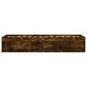 Smoked Oak Bed Frame 75x190 cm - Modern & Practical Design