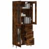 Highboard Smoked Oak - Stylish Engineered Wood Storage Unit