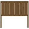 Honey Brown Solid Wood Bed Headboard - 105.5x4x100 cm