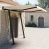 Manual Retractable Awning with Posts 3.5x2.5 m Cream Colour cream Size 3.5 x 2.5 m Quantity in Package 1 