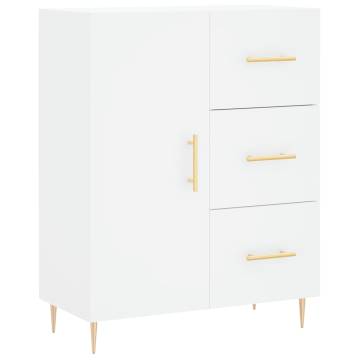 Stylish Highboard White 69.5x34x180 cm | Hipomarket UK