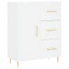 Stylish Highboard White 69.5x34x180 cm | Hipomarket UK