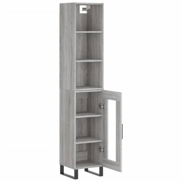 Highboard Grey Sonoma - Elegant Storage Solution | HipoMarket