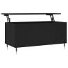 Elegant Black Coffee Table - 90x44.5x45 cm | HipoMarket