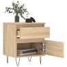 Sonoma Oak Bedside Cabinets - 2 pcs | Stylish & Durable