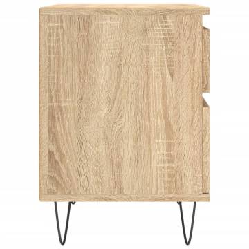 Sonoma Oak Bedside Cabinets - 2 pcs | Stylish & Durable