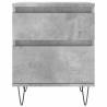 Trendy Bedside Cabinets - 2 pcs Concrete Grey - Hipomarket UK