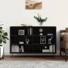 Sideboard Black 103.5x35x70 cm Engineered Wood Colour black Quantity in Package 1 