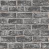 DUTCH WALLCOVERINGS Black Brick Wallpaper | Modern Decor