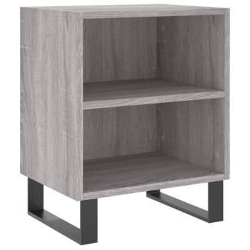 Bedside Cabinet Grey Sonoma - Stylish Storage Solution