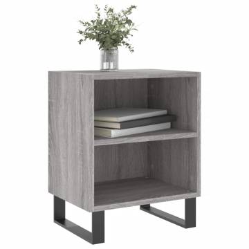 Bedside Cabinet Grey Sonoma - Stylish Storage Solution