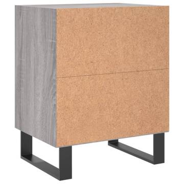 Bedside Cabinet Grey Sonoma - Stylish Storage Solution