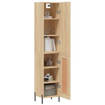 Stylish Highboard Sonoma Oak - Modern Engineered Wood Storage