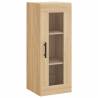 Stylish Highboard Sonoma Oak - 34.5x34x180 cm | HipoMarket