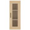 Stylish Highboard Sonoma Oak - 34.5x34x180 cm | HipoMarket