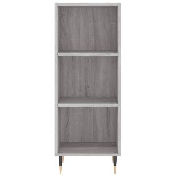 Highboard Grey Sonoma - Stylish Storage Solution | HipoMarket