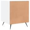 Stylish White Bedside Cabinet - 40x40x50 cm | HipoMarket