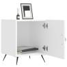 Stylish White Bedside Cabinet - 40x40x50 cm | HipoMarket