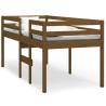 High Sleeper Bed Honey Brown 80x200 cm Solid Wood Pine