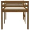 High Sleeper Bed Honey Brown 80x200 cm Solid Wood Pine