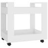 Desk Trolley White 60x45x60 cm | Organize Your Space