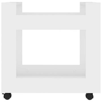 Desk Trolley White 60x45x60 cm | Organize Your Space