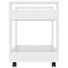 Desk Trolley White 60x45x60 cm | Organize Your Space