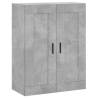 Stylish Highboard Concrete Grey | 69.5x34x180 cm - HipoMarket