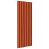 Balcony Screen Orange and Brown 80x240 cm Oxford Fabric Colour orange and brown Size 80 x 240 cm 