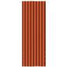 Balcony Screen - Orange and Brown 80x240 cm Oxford Fabric