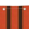 Balcony Screen - Orange and Brown 80x240 cm Oxford Fabric