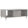 Stylish Concrete Grey Coffee Table - 90x50 cm | HipoMarket