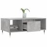 Stylish Concrete Grey Coffee Table - 90x50 cm | HipoMarket