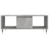 Stylish Concrete Grey Coffee Table - 90x50 cm | HipoMarket