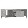 Stylish Concrete Grey Coffee Table - 90x50 cm | HipoMarket