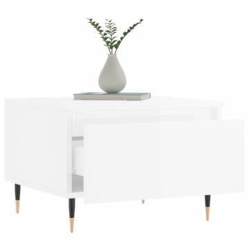 High Gloss White Coffee Table - Stylish & Durable | HipoMarket