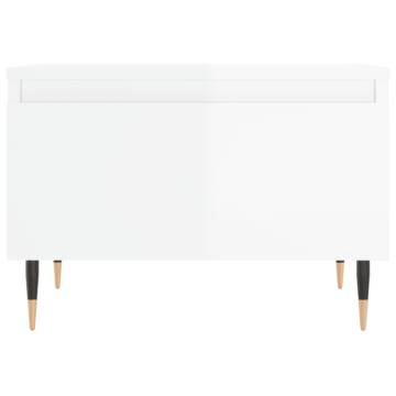 High Gloss White Coffee Table - Stylish & Durable | HipoMarket